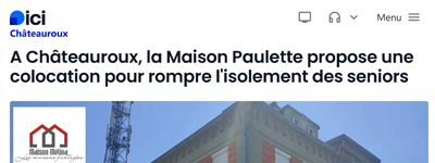 À Châteauroux, la  maison Paulette propose une colocation pour rompre l’isolement des séniors